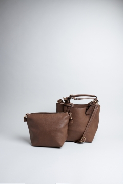 Handbag Top Handle Inner Clutch Khaki